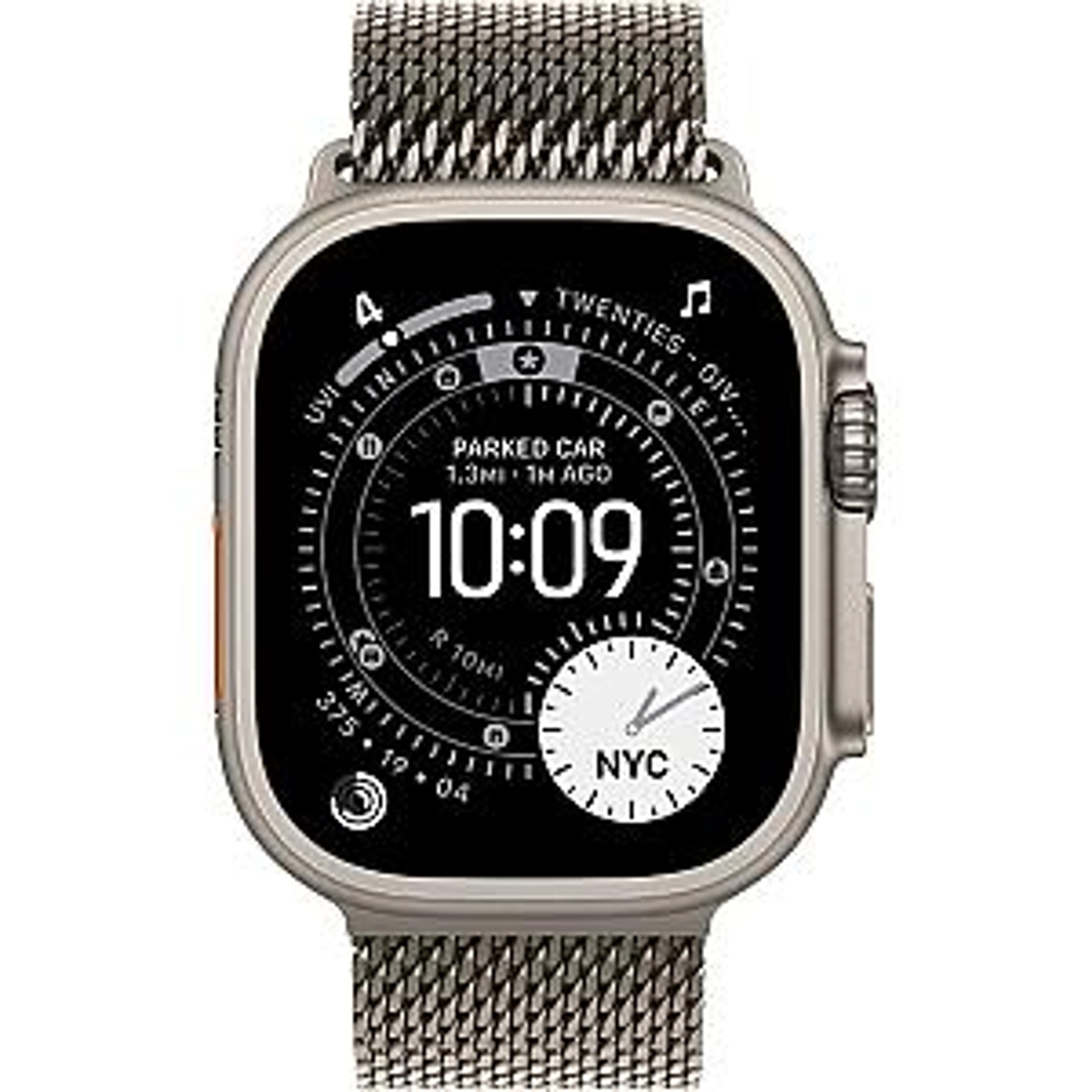 Apple Watch Ultra 3 Titanium Milanese Loop